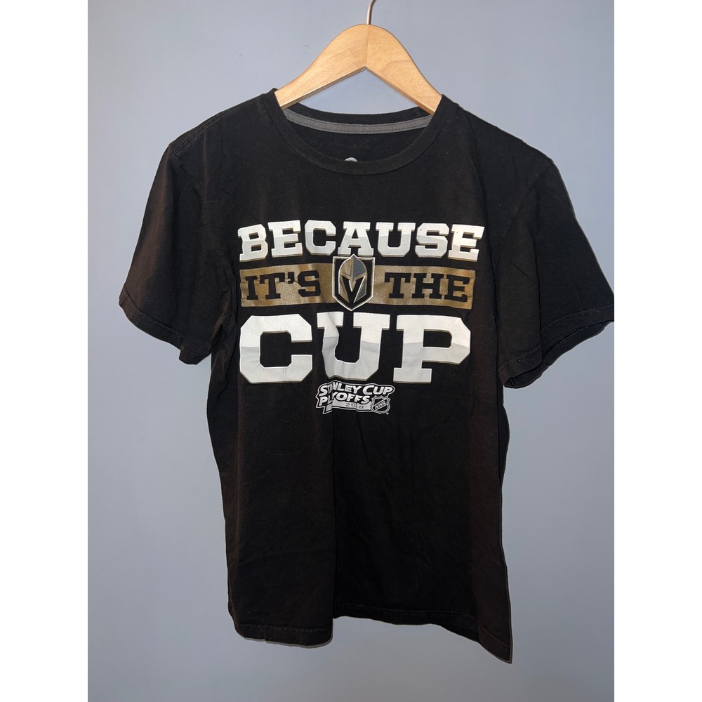 NHL Vegas Golden Knights 2018 Stanley Cup Playoffs T-Shirt Mens Medium Black